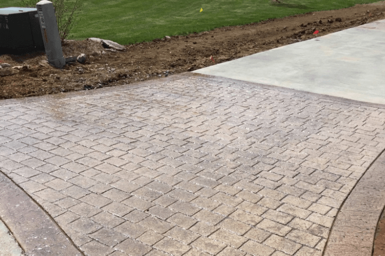Concrete Finishes for Driveways Stamped